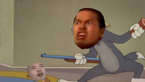 【Cat Teasing Mouse】Teasing the Lion