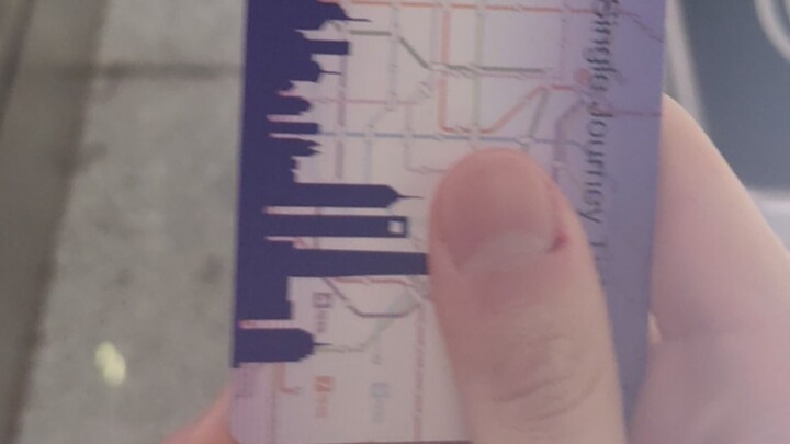 How do card players take the subway?