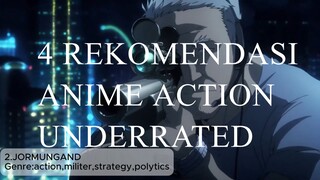 4 REKOMENDASI ANIME ACTION UNDERRATED