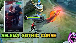 Upcoming Selena Gothic Curse Elite Skin || Selena New skin 2022 Mobile Legends || MLBB