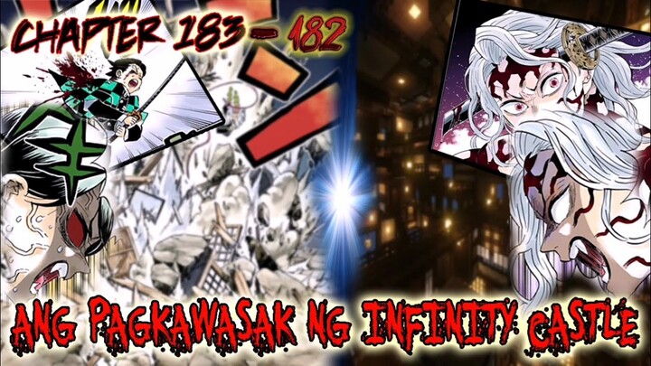 ANG PAGKAWASAK NG INFINITY CASTLE! Season 4 Demon Slayer Infinity Castle Arc Chapter 182-183