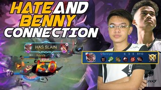 HATE (Hayabusa) and BENNY (Chou) connection