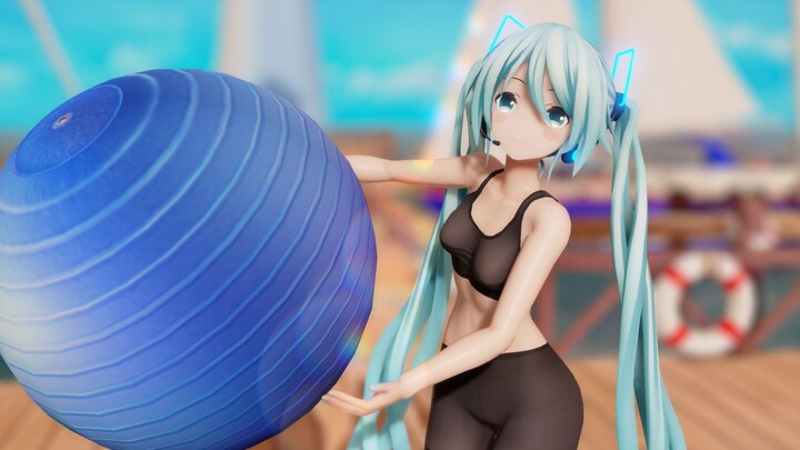 [Anime][Vocaloid]Hatsune Miku Bermain Bola