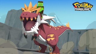EVOLVING INTO A GIANT DINOSAUR POKEMON! - Minecraft Pixelmon