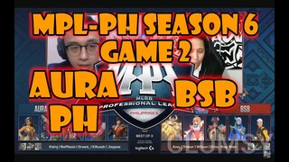 AURA PH VS BSB GAME 2 MPL-PH WEEK1 DAY3 AUGUST 23,2020