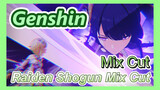 [Genshin  Mix Cut]  Raiden Shogun  Mix Cut