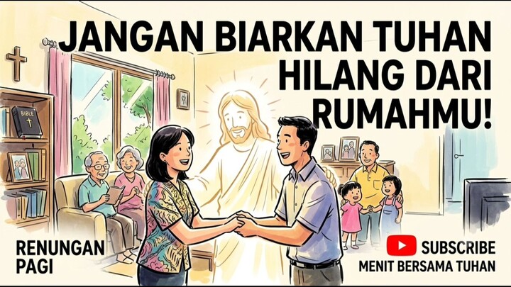 Renungan dan Doa Pagi 16 September 2026. Jangan Biarkan Tuhan Hilang Dari Rumahmu !