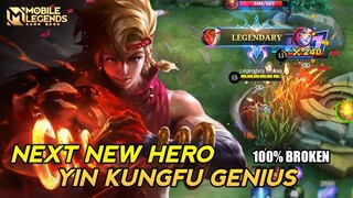 Yin Mobile Legends , Next New Hero Yin Gameplay - Mobile Legends Bang Bang