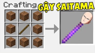 THỬ THÁCH SINH TỒN VÀ CHẾ TẠO NHỮNG CÂY GẬY HACK GAME TRONG MINECRAFT !! *GẬY ĐÁNH 1 CÁI LÀ CHẾT*