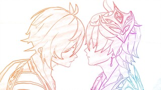 【原神MMD】One Last Kiss【公钟】