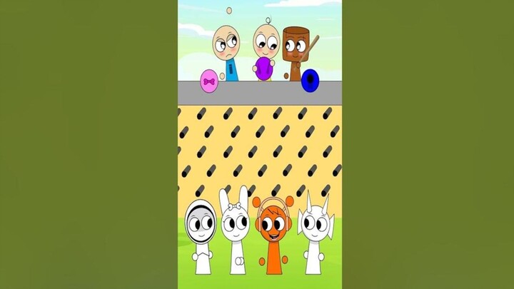 NEW SPRUNKI -Who can enter the swimming pool?