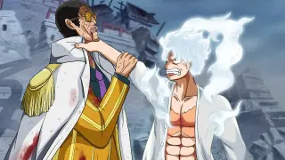 Luffy Gear 5 vs Kizaru: Golden monkey Kizaru kneel before Luffy's new Haki | One Piece Film Red