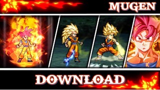 [ NEW CHAR ] Goku All Transform: base, SSJ2, SSJ 3, SSJ GOD By RCT29 - MUGEN JUS CHAR