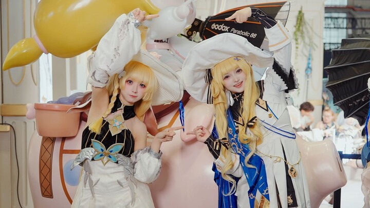 Tantangan dan ratusan cosplayer sibuk menari koboi di BW