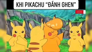 pikachu đánh ghen #pokemon