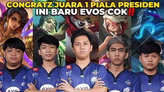 CONGRATZ BUAT EVOS JUARA 1 QUALIFIER PIALA PRESIDEN 2022 ‼️