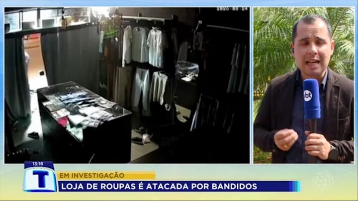 Loja de roupas é atacada por bandidos