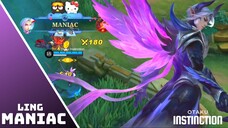 Ling Night Shade Maniac | Mobile Legends