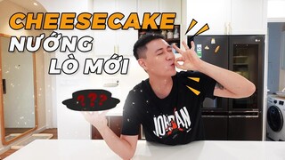 LÀM JAPANESE CHEESECAKE KHAI TRƯƠNG CHIẾC LÒ MỚI