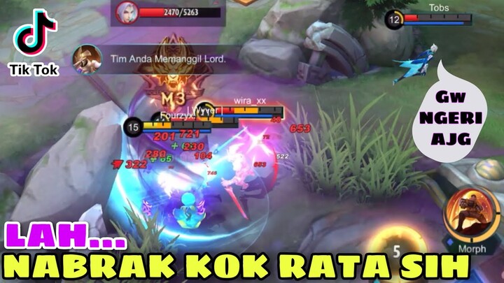 CAKARANKU LEBIH SAKIT DARI PEDANGMU‼️ KU MENDEKAT MUSUH  LARI KOCAR KACIR - REVIEW SKIN M3 ROGER