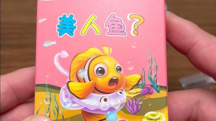 I bought a box of mermaids. The shopkeeper said they can hatch into baby fish.