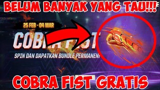 CARA MENDAPATKAN COBRA FIST FREE FIRE GRATIS TERBARU 2021 - GARENA FREE FIRE