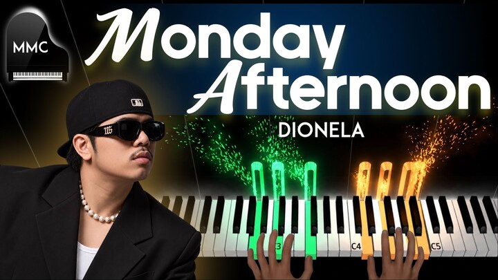 Monday Afternoon (A Love Song) by Dionela piano cover/tutorial + sheet music + lyrics