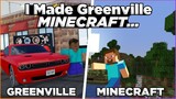 I Made Greenville MINECRAFT... || Roblox Greenville
