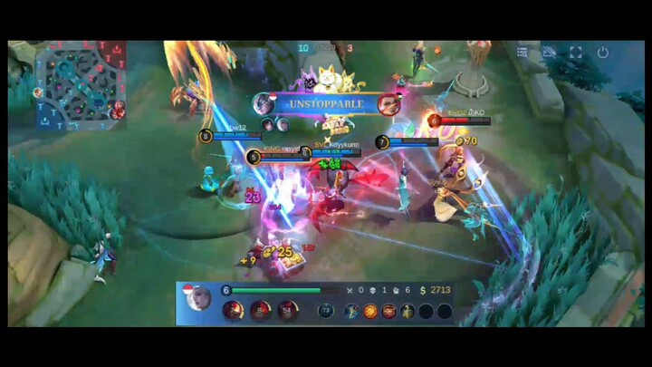 perpaduan combo roamer x Mage