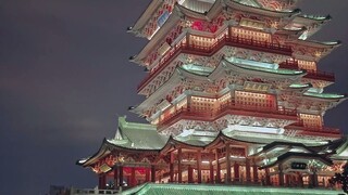 Tengwang Pavilion at night