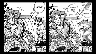 JoJo's Bizarre Adventure Dog Censorship in 1st Run VIZ Media Manga