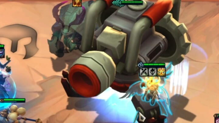 There’s a full-health tank on the board—I’m not kidding!