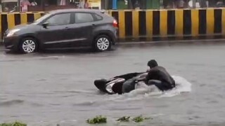 heavy rain India
