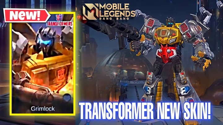 NEW ROGER "GRIMLOCK" TRANSFORMER SKIN | ROGER TRANSFORMER SKIN | MLBB TRANSFORMER SKIN|MLBB NEW SKIN