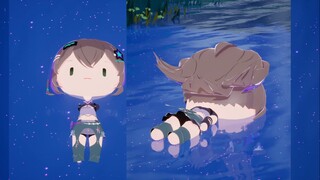 【沐霂】牢沐你怎么沉船变“仰望星空”了呀😭这条河也太危险了😰