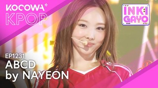 Nayeon of TWICE - ABCD | SBS Inkigayo EP1231 | KOCOWA+