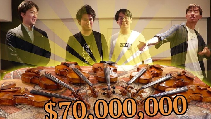 [TwoSetViolin] Trying Out 7 Stradivarius Violins (Worth $70 Million—Wow!!)