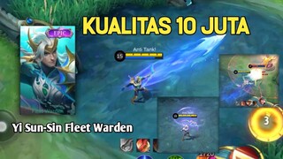 Yi Sun-Shin | Fleet Warden Efic Skin , kualitas 10 juta -mobile legends