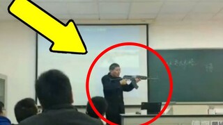 [Outrageous] Please sit down, student. This is outrageous.