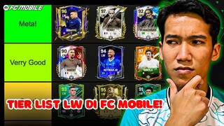 Tier List LW di FC Mobile Versi FMD! Pilihan Kartu LW Terbaik di FC Mobile?! | FC Mobile Indonesia