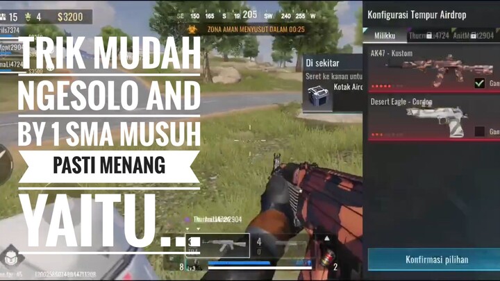 TRIK MUDAH NGESOLO GAME BLOOD STRIKE BY 1 SMA MUSUH AUTO MENANG