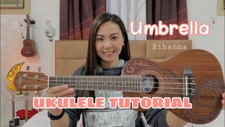 UMBRELLA | Rihanna | UKULELE TUTORIAL