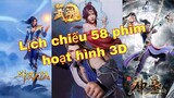 Lịch chiếu 58 phim hoạt hình 3d trung quốc từ thứ 2 đến chủ nhật