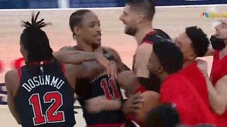 DeMar DeRozan Buzzer Beater for the WIN vs Pacers