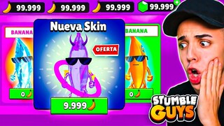 OBTUVE la SKIN MÍTICA *BANANA MORADA* EXCLUSIVA en STUMBLE GUYS! 😱