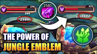 JUNGLE EMBLEM RETRIBUTION DAMAGE BUFF | MOBILE LEGENDS