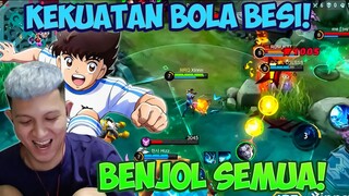 PAKAI BRUNO SI BOLA BESI AUTO BENJOL KEPALA KALIAN !