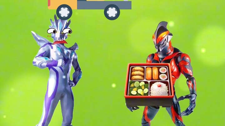 Zero was working at a construction site and eating dry buns. Grey Bridge brought delicious food to Z