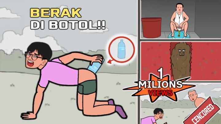 MOMEN BERAK DI BOTOL PALING KOCAK😄😄