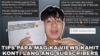 10 TIPS & TRICKS to have a VIEWERS and SUBSCRIBERS | GOOGLE ADSENSE ko dunating na ❤️